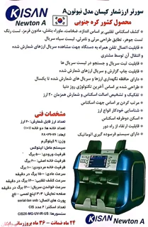 کاتالوگ اسکناس شمار کیسان نیوتن A